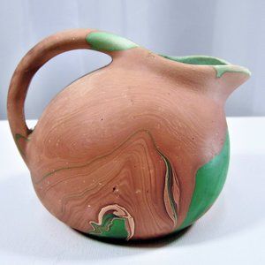 Eric Hellman Swirl Cold Stripe Clay Pitcher